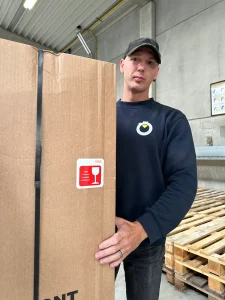 Sneltransport voor delicate goederen groot pakket ON TIME