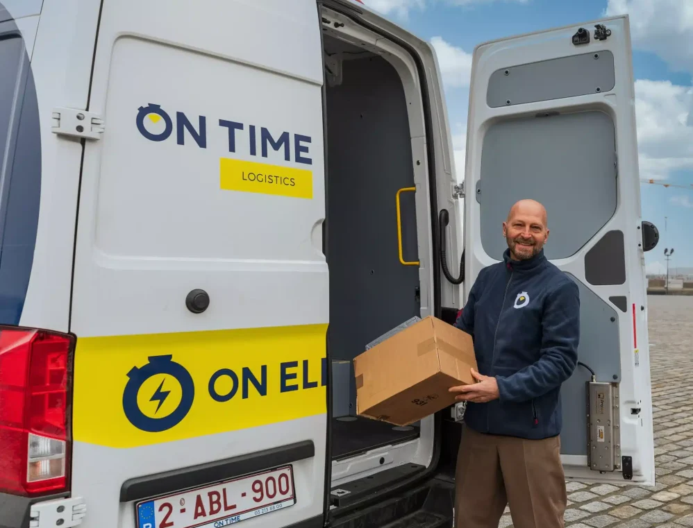 e-crafter levering internationale zending ON TIME Logistics